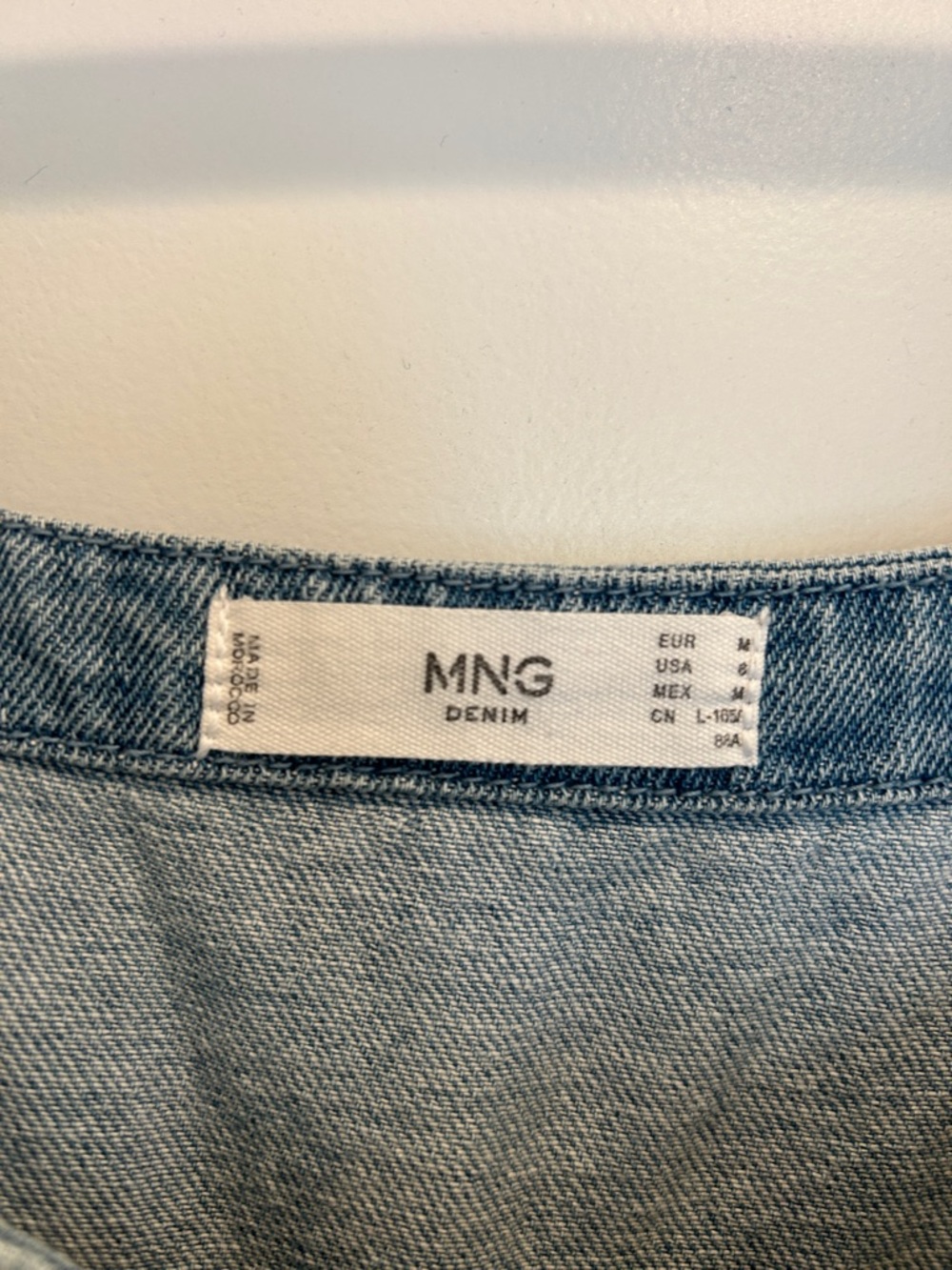 Mango Light Blue Denim Puff Sleeve Midi Dress - Picture 2 of 2